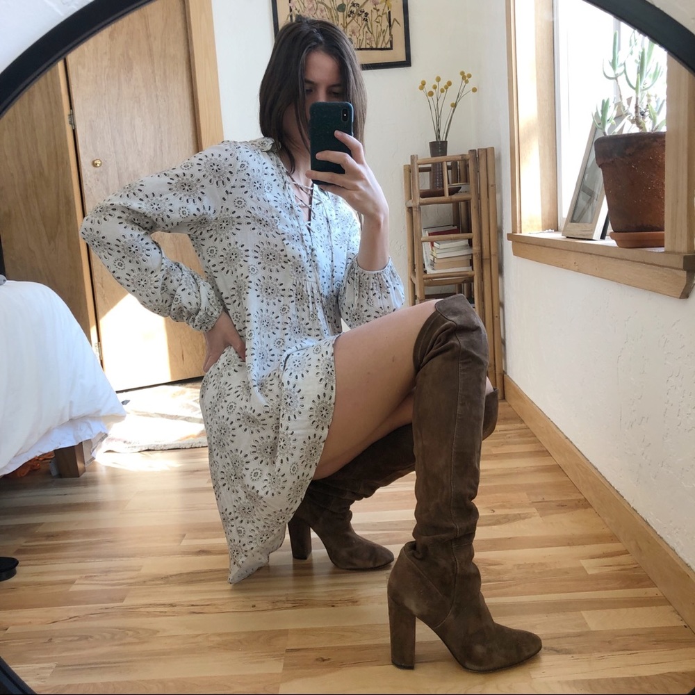 Aldo Suede OTK Boots